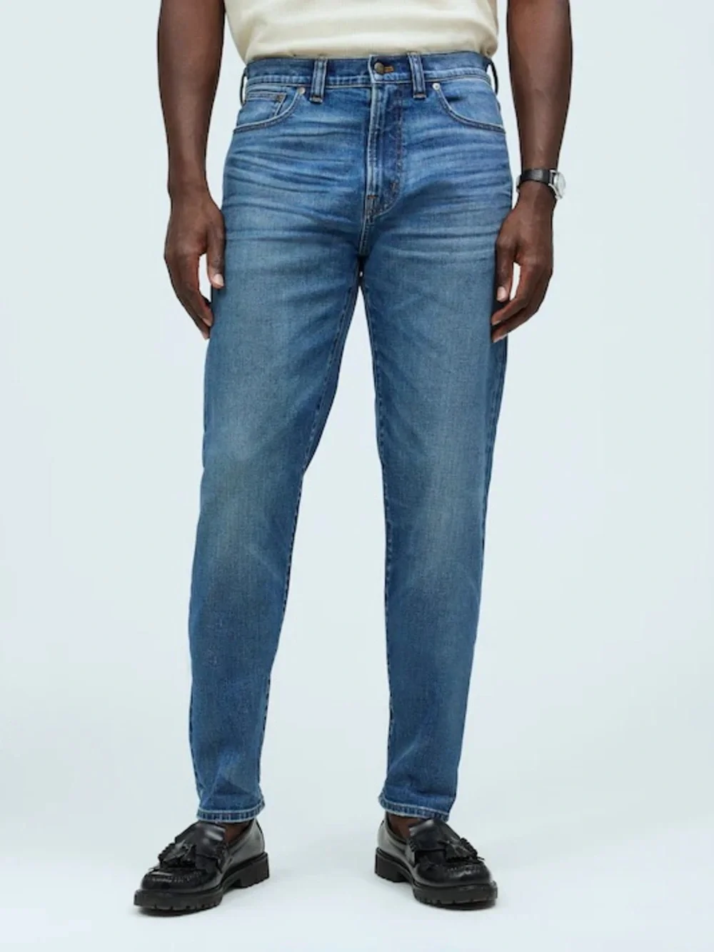 Madewell Relaxed Taper Stretch Selvedge Jeans in Barrington Wash Size 32
NQ521 - Picture 1 of 11
